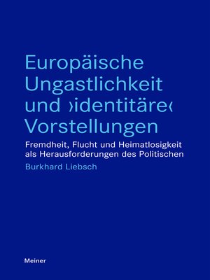 cover image of Europäische Ungastlichkeit und "identitäre" Vorstellungen